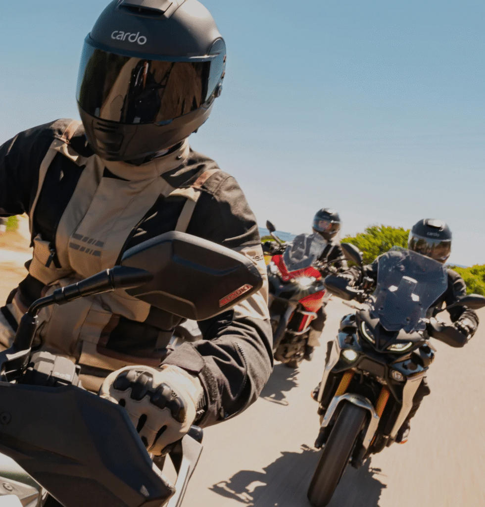 Cardo's Motorcycle Helmet